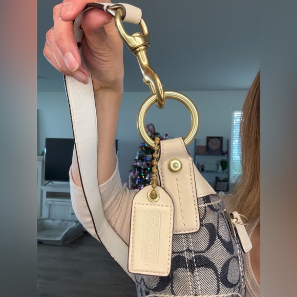 Coach Soho Denim and leather crossbody bag Y2K - Picture 9 of 17